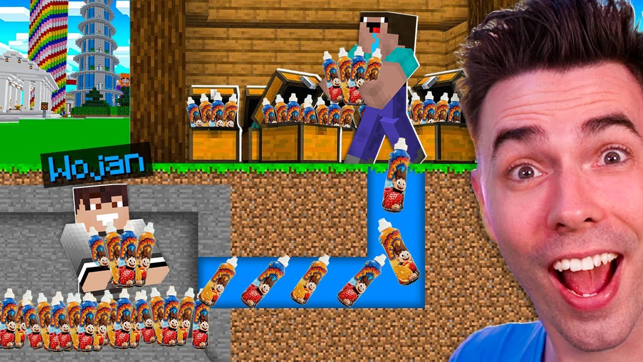7 SPOSOBÓW na KRADZIEŻ WOJANKA 🧃 w Minecraft!