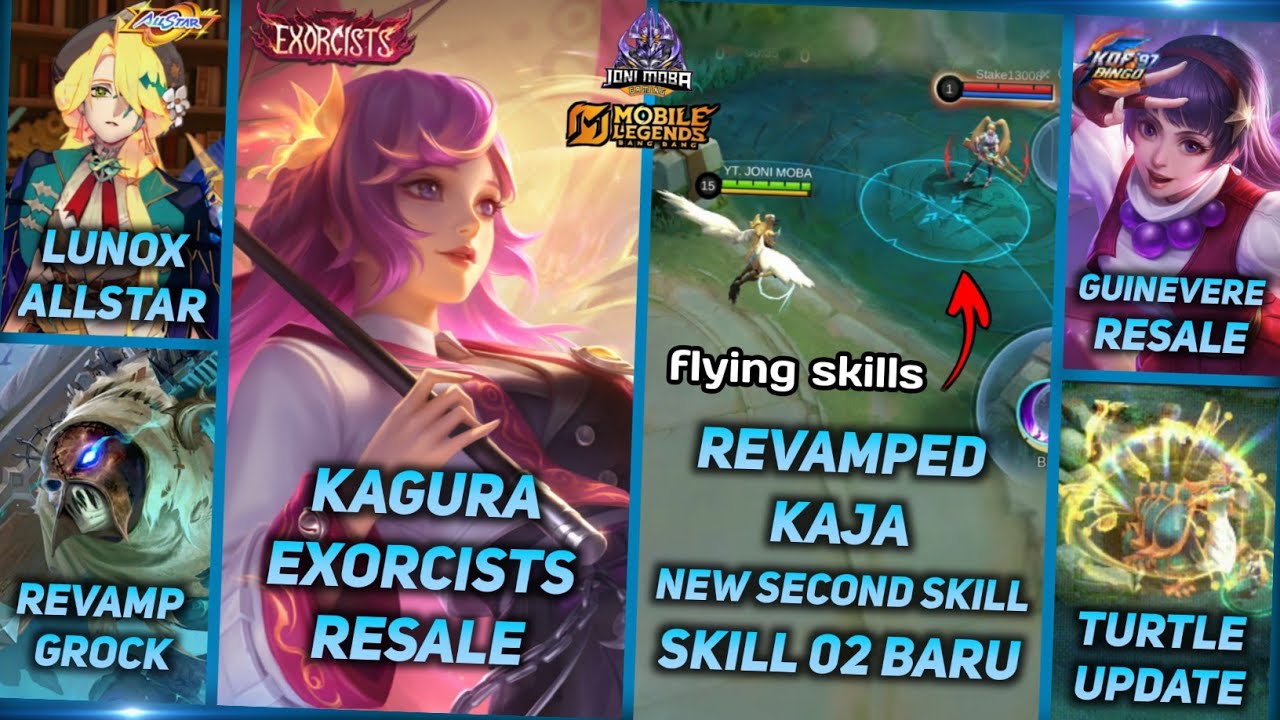 REVAMPED KAJA UPDATE, CLAUDE & LUNOX ALLSTAR 2026, EXORCIST RESALE, KOF RESALE - MLBB UPCOMING SKIN