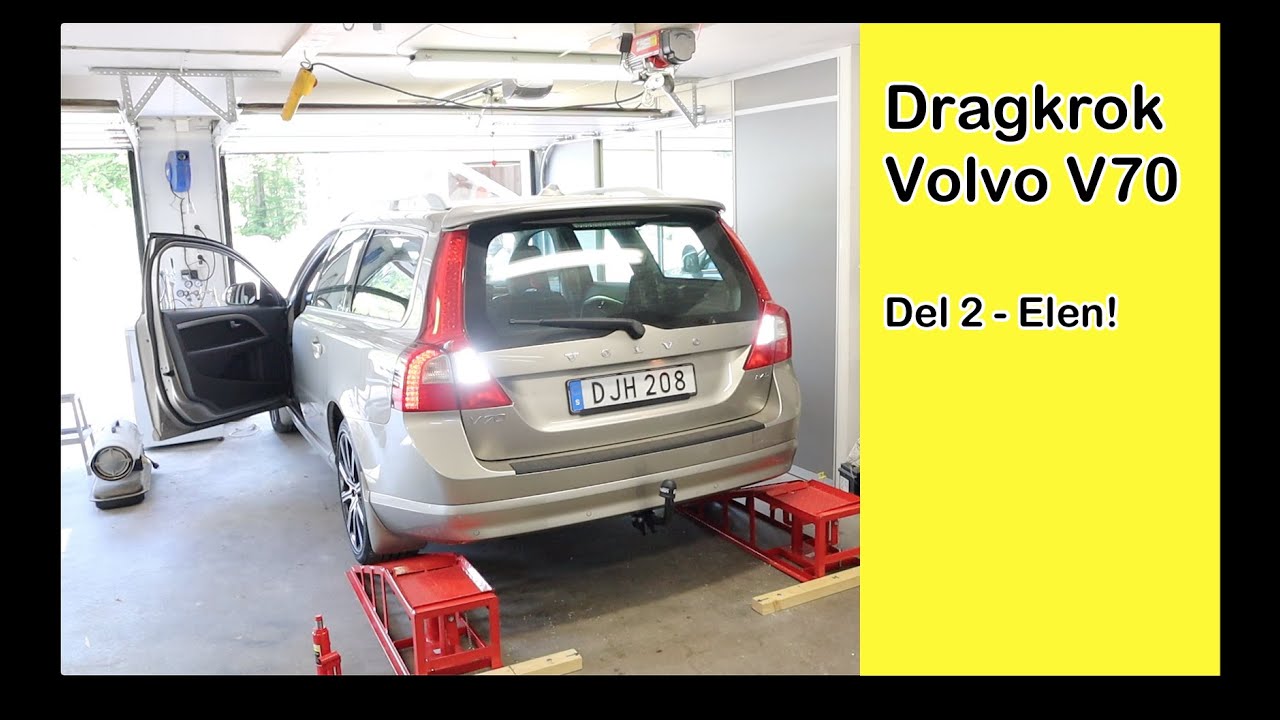 Volvo V70 - Dragkroksmontering - Del 2 - Montering av elen