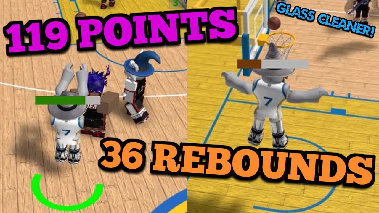 CRAZY 119-Point Quadruple-Double | Hoops - Roblox