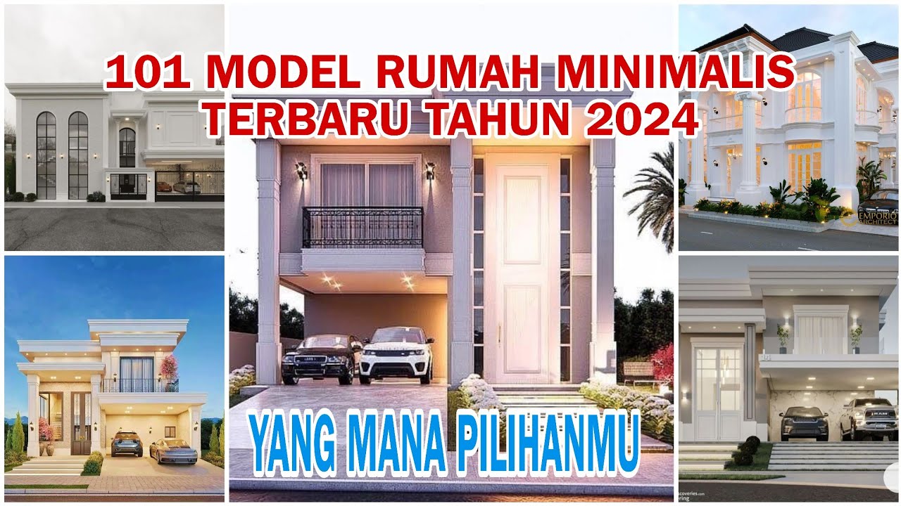 101 MODEL RUMAH MINIMALIS MODERN MASA KINI ( YANG MANA PILIHANMU )
