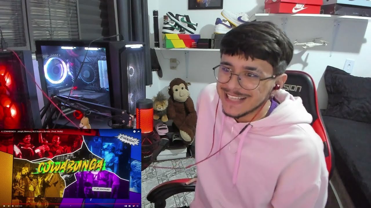 ALAN REAGE AO ÁLBUM COMPLETO DAS TARTARUGAS NINJAS | Jotapê, Brennuz, NLE Dopre e Barreto | REACT