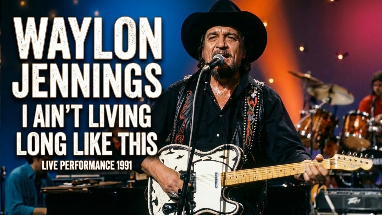 Waylon Jennings I Ain't Living Long Like This Live Performance!