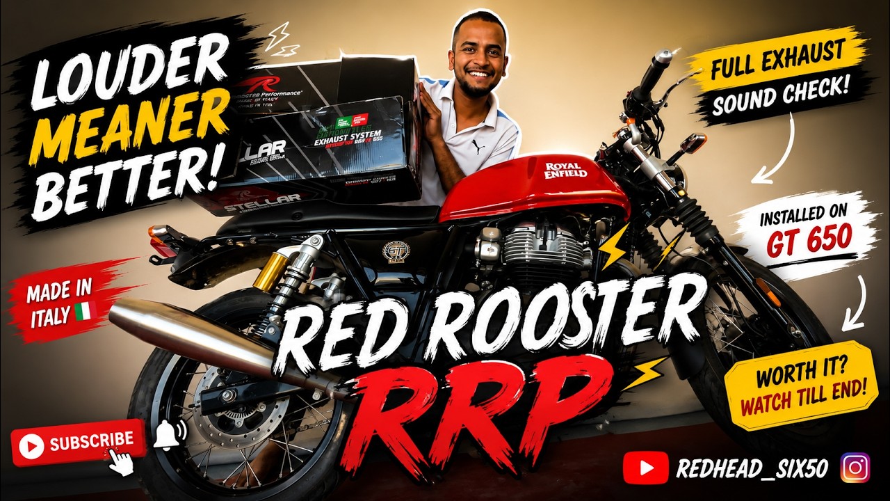 Installing Red Rooster Performance Exhaust on My Continental GT 650 | Sound Test + Ride Review