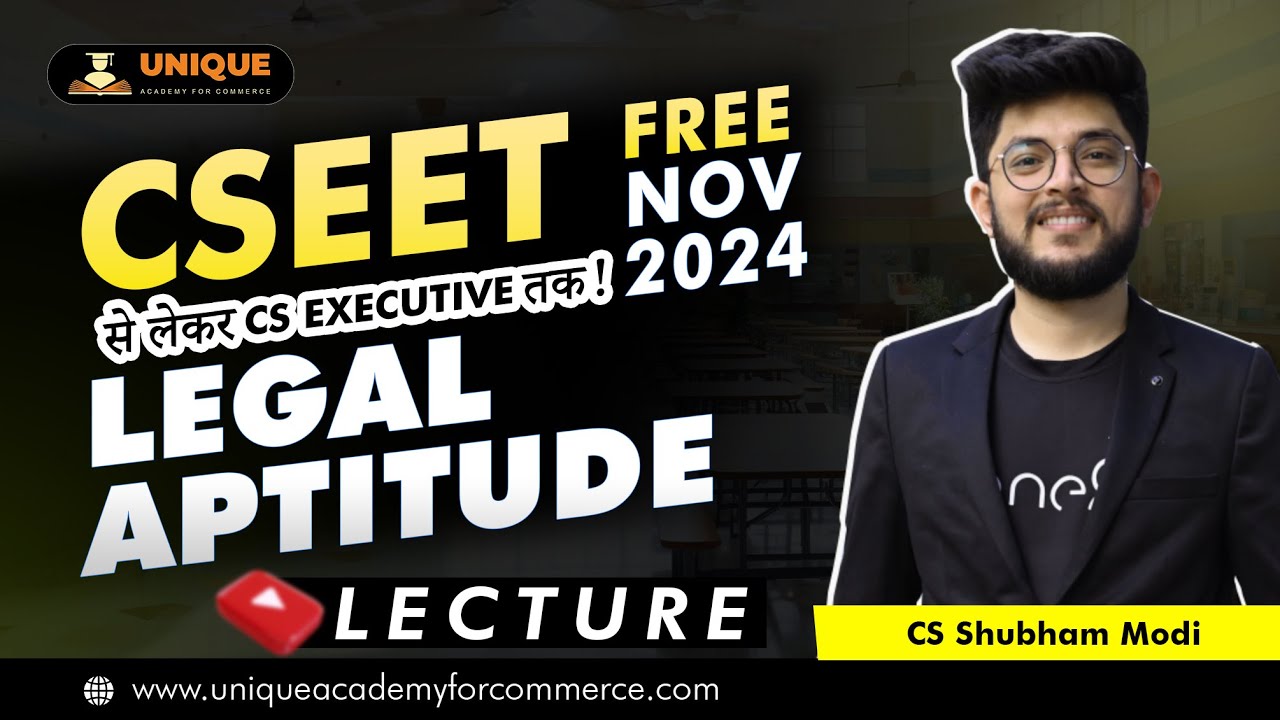 CSEET NOV 2024 | INDIAN CONSTITUTION Lecture-6 |Free Online CSEET Lectures | CS SHUBHAM MODI