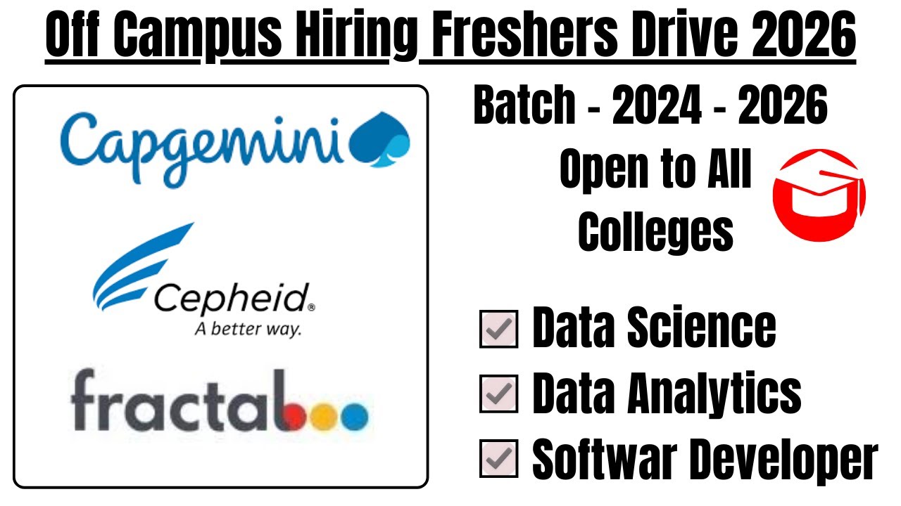 Off Campus Freshers Hiring 2026 Tamil | Capgemini Hiring 2026 Tamil | Chennai IT Jobs #latestjobs
