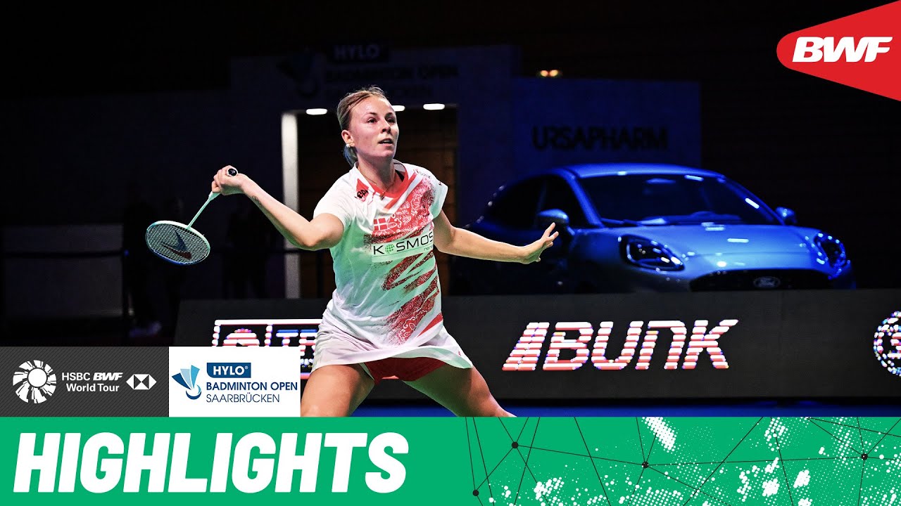 Mia Blichfeldt puts in the work against No.6 seed Malvika Bansod