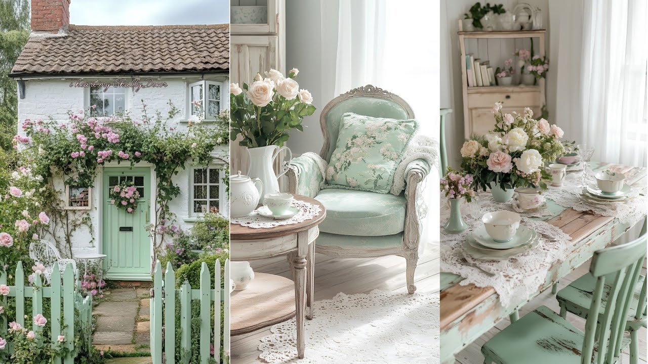 WHERE TIME STANDS STILL: Grandma’s Dreamy Shabby Chic Cottage | Pink, Lavender, Mint Vintage Decor