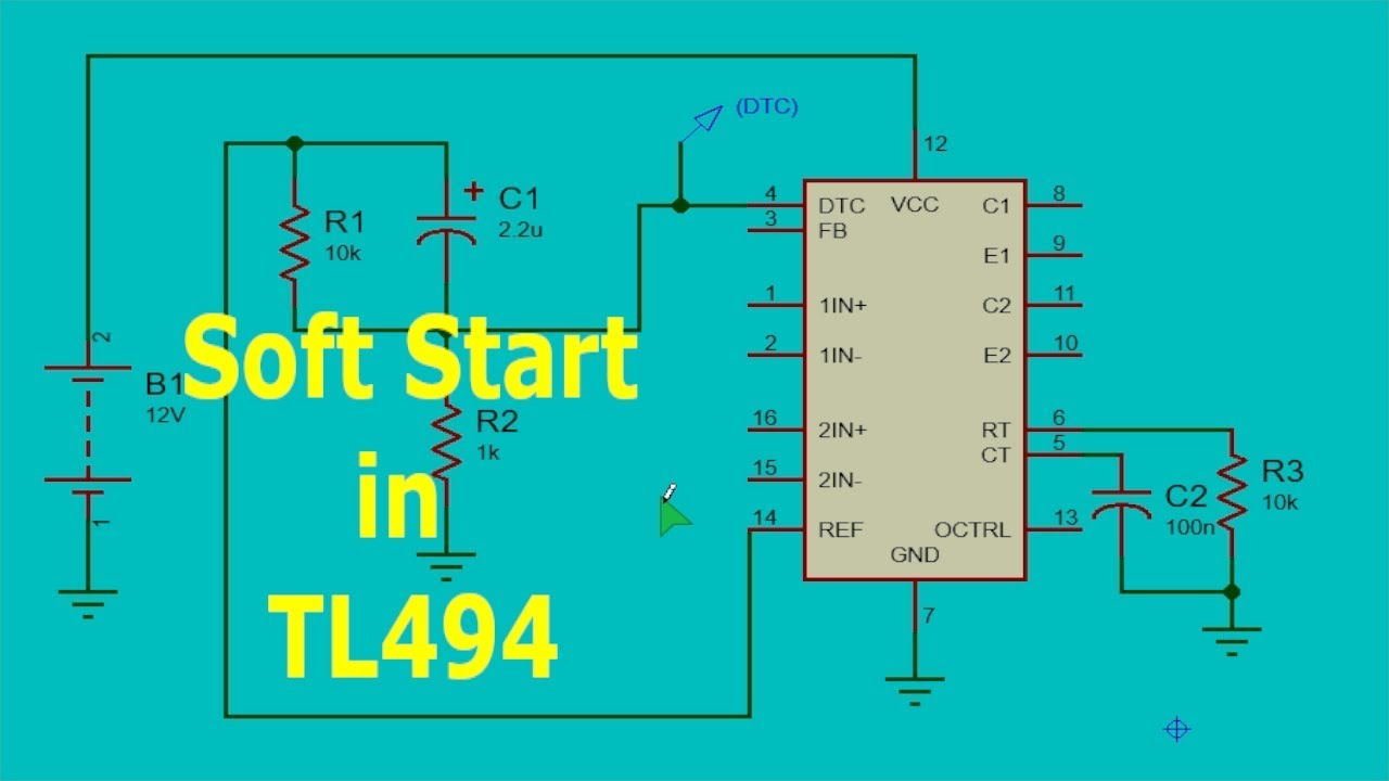 TL494 PWM Soft-Start tutorial
