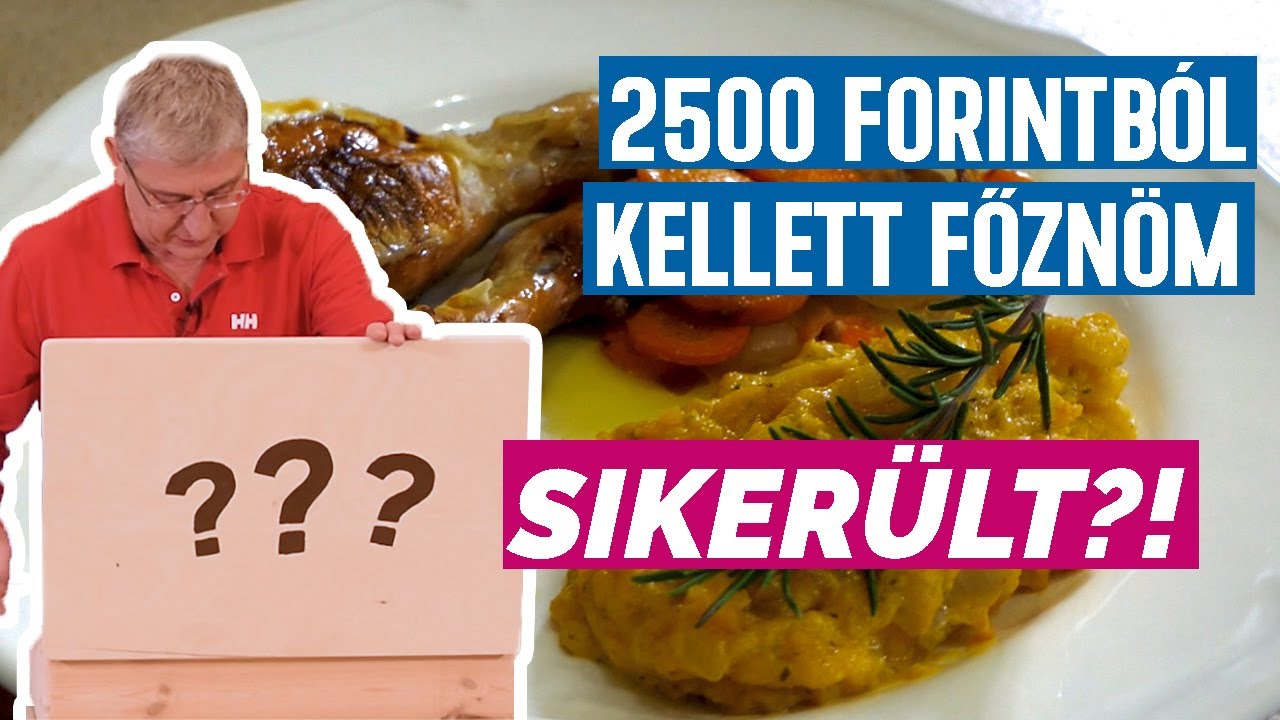 2500 forintból főztem karácsonyi menüt! - MYSTERY BOXOS KIHÍVÁS