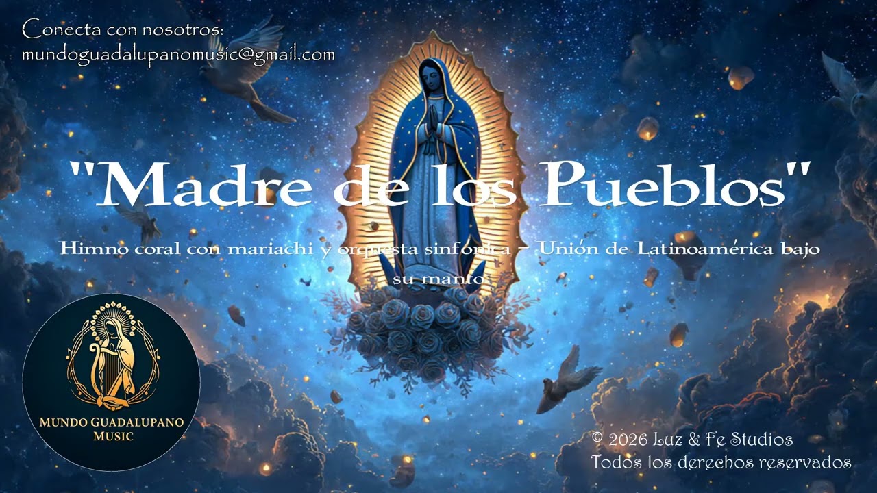 MADRE DE LOS PUEBLOS | Himno coral con mariachi y orquesta sinfónica | Mundo Guadalupano Music