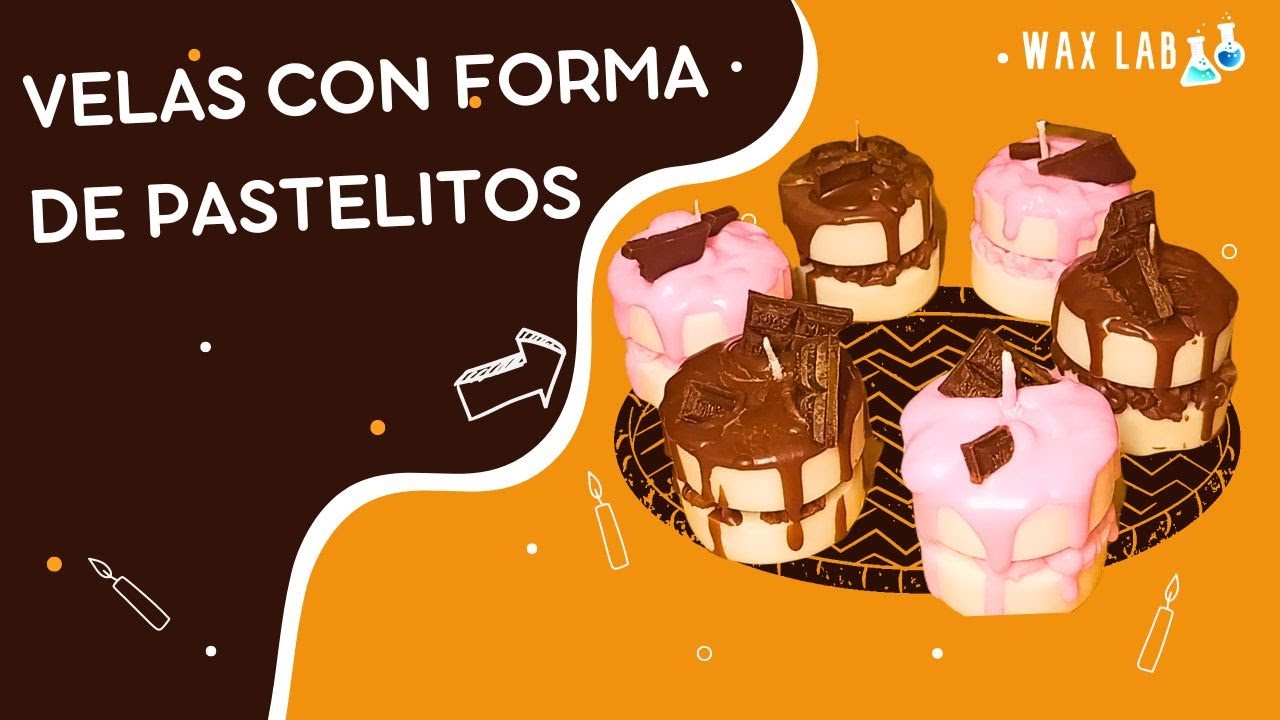 Así hice estas velas con esta forma tan apetecible!. Cera de soja Manualidades DIY