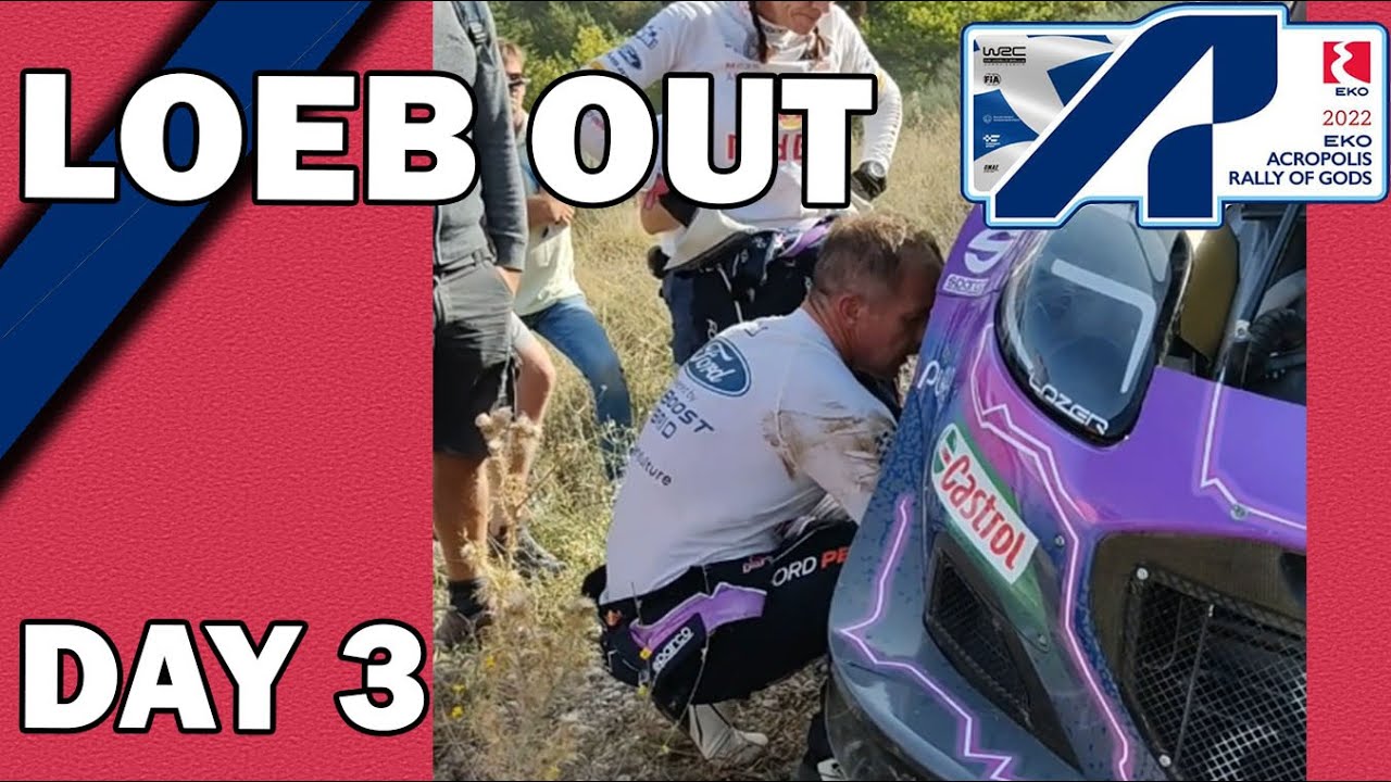 S&eacute;bastien Loeb OUT | WRC EKO Acropolis Rally Greece 2022