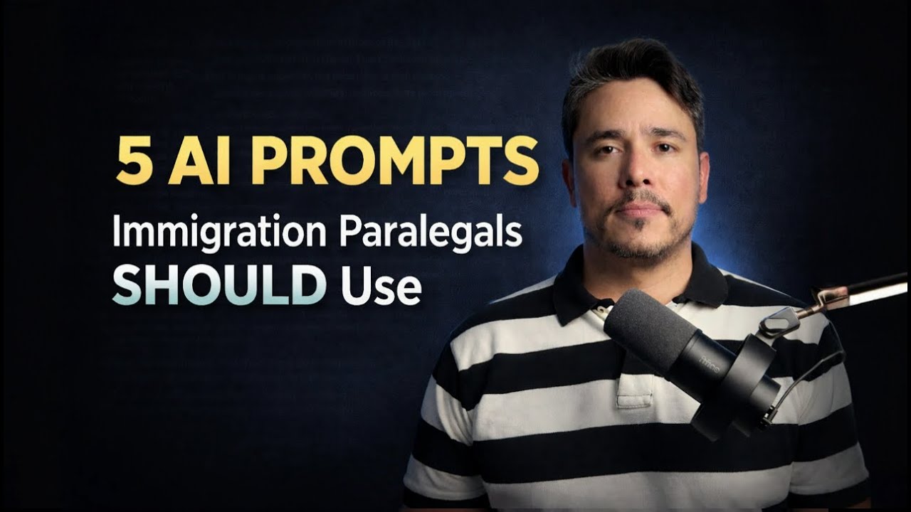 5 AI Prompts Every Immigration Paralegal Can Use for Faster Casework