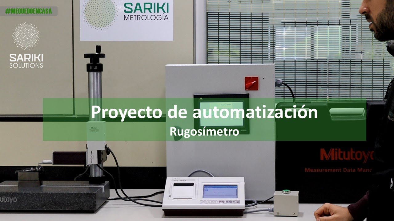 Automatización e integración de rugosímetro #mequedoencasa