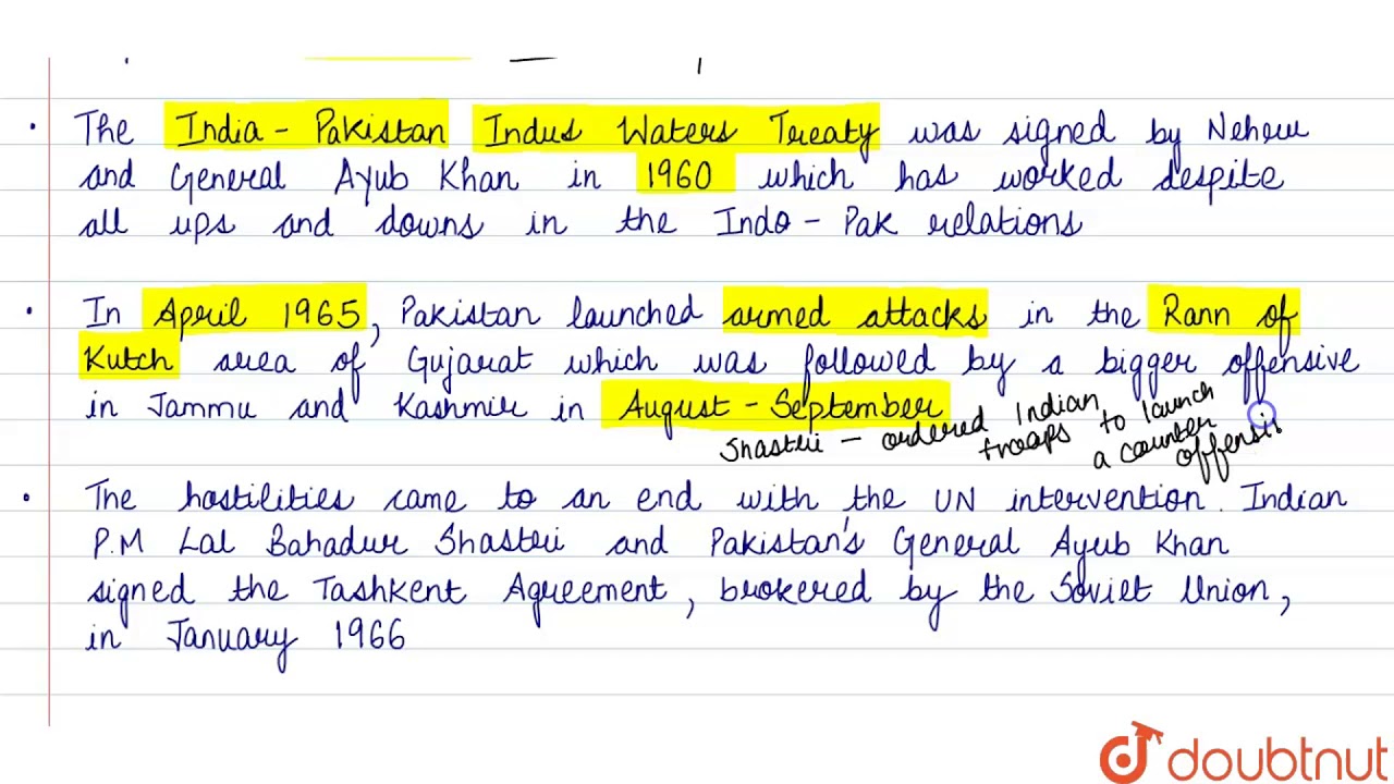 WARS AND PEACE WITH PAKISTAN