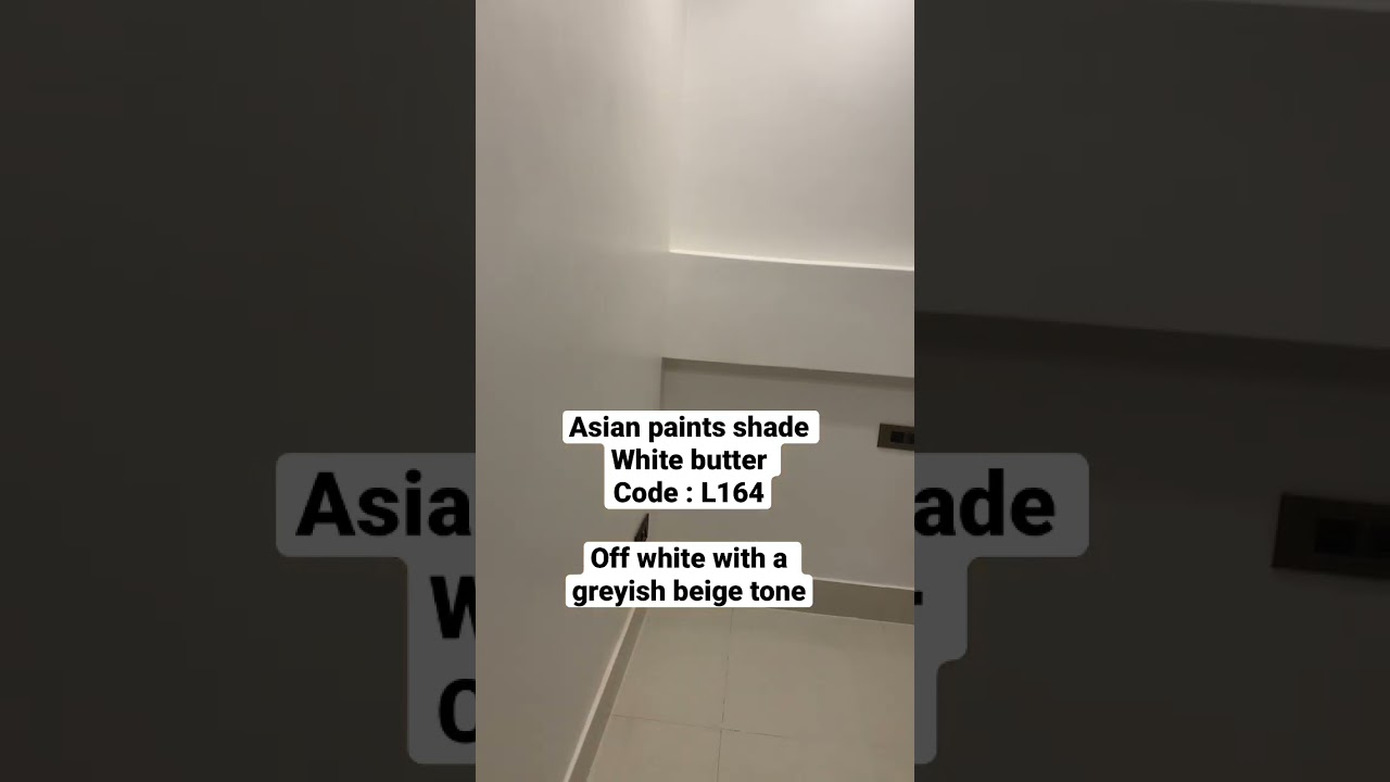 Asian paints shade white butter L164 ( off white ) | interior paint ideas