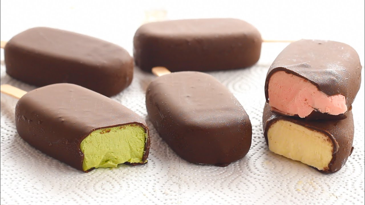 BEST HOMEMADE MAGNUM ICE CREAM BAR RECIPE