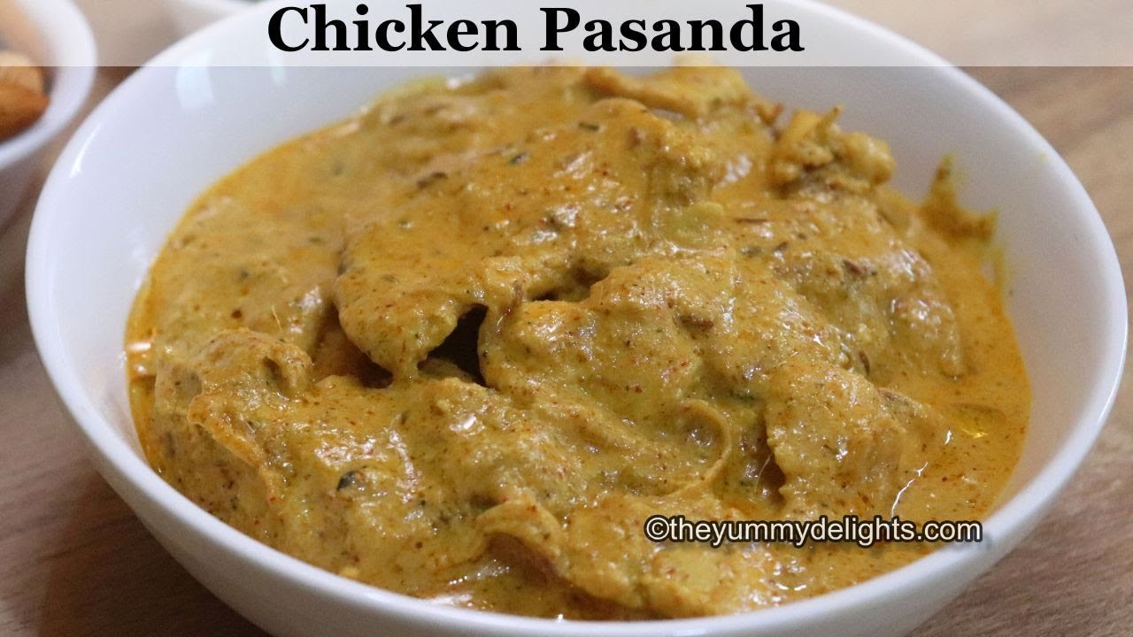 chicken pasanda recipe (restaurant-style) | chicken pasande