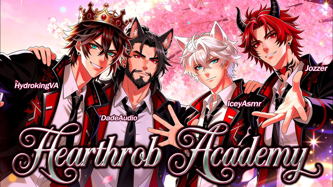 Hearthrob Academy Ft. @HydroKingVA @iceyasmr @DadeAudio  [ASMR] [Roleplay] [Audio Story] [M4F]