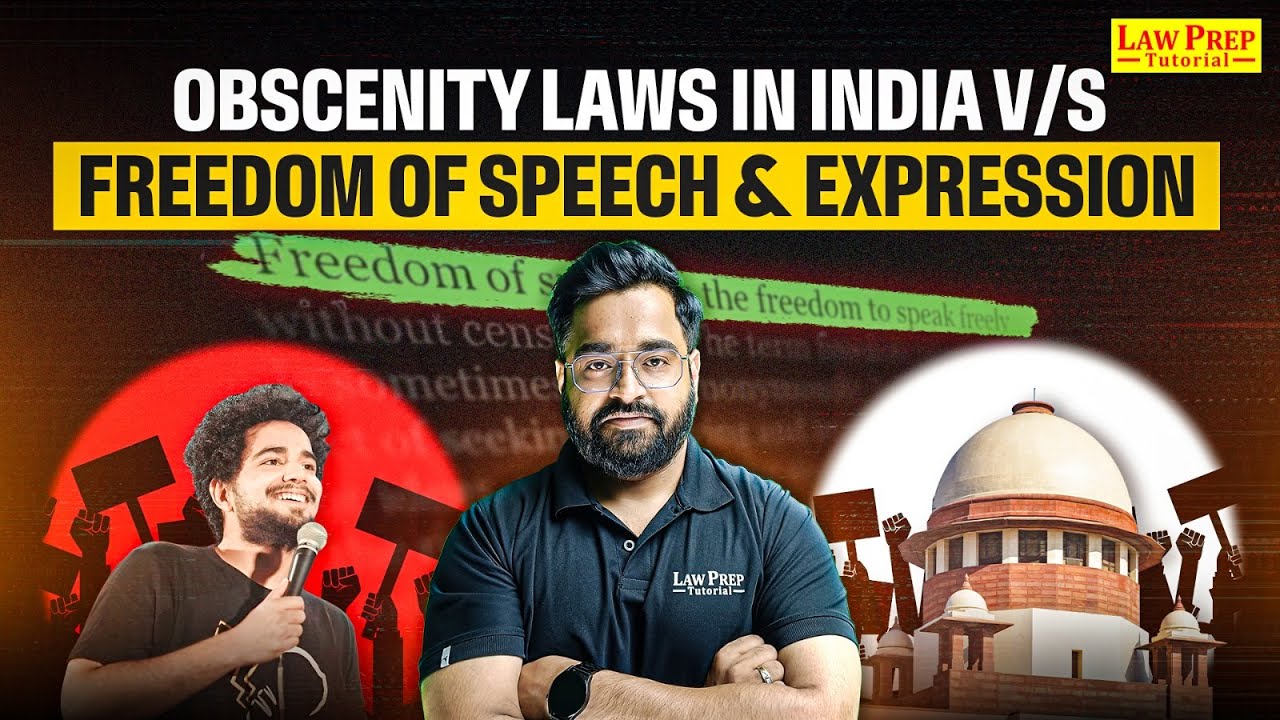 Obscenity Laws in India vs. Freedom of Speech and Expression | Constitutional law | By Soumil Sir