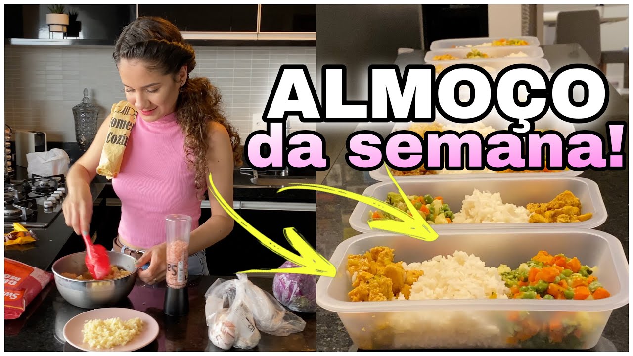 PREPARANDO AS MARMITAS DA SEMANA EM 2 HORAS! 😍🥗