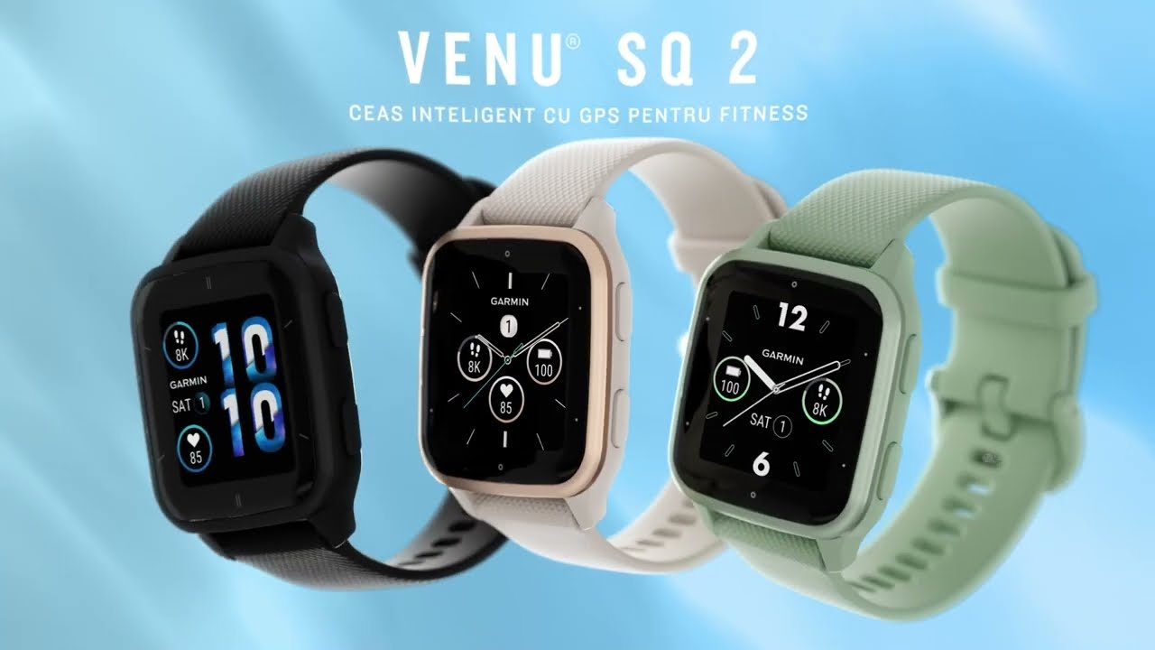 Garmin | Venu Sq 2 | Ceas inteligent cu GPS pentru fitness şi monitorizarea sănătăţii
