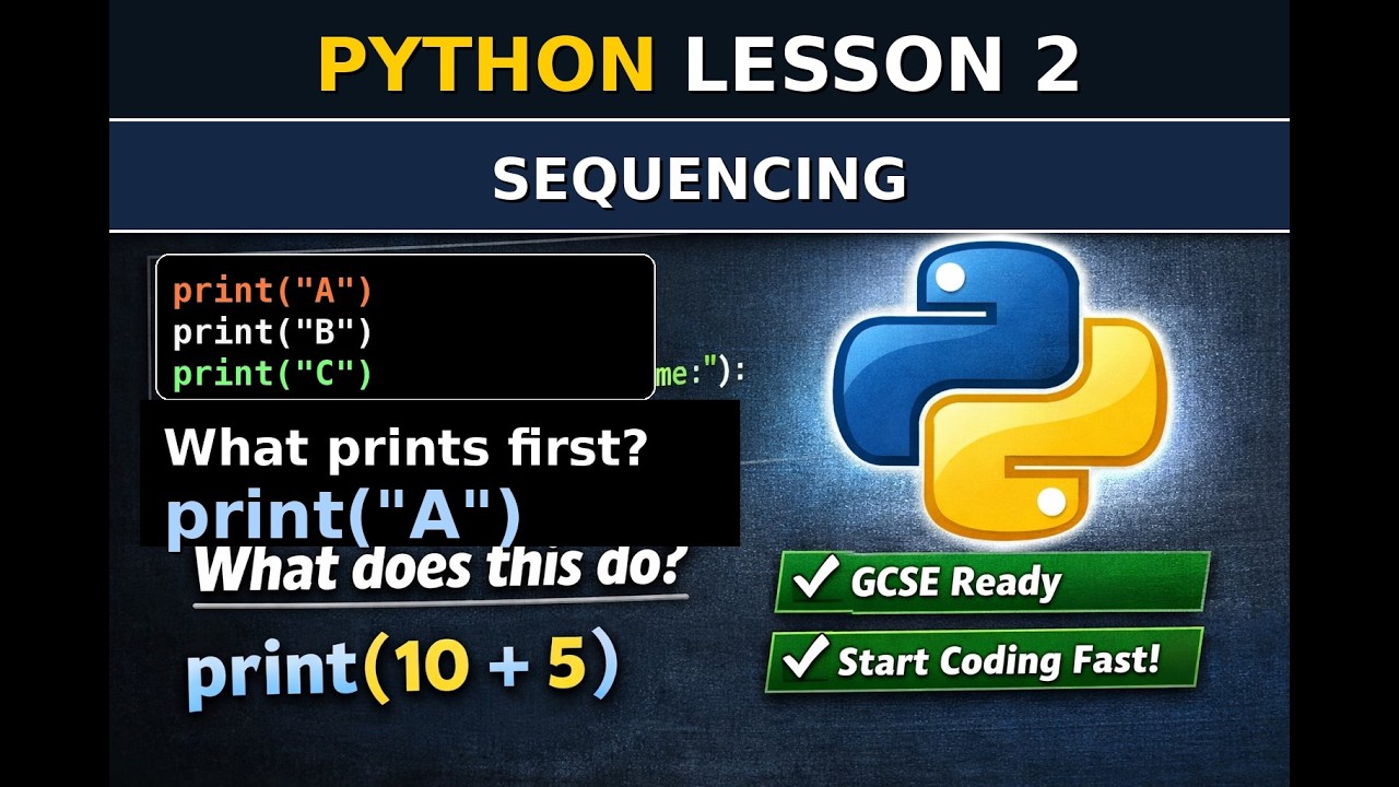 Stop Losing Marks on Predict the Output (GCSE Python Sequencing)