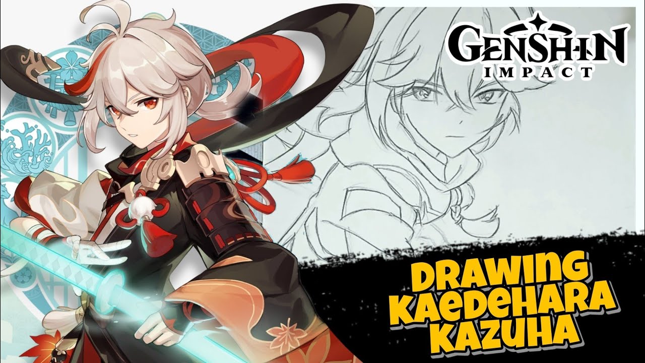 Drawing Kazuha Genshin Impact | New Character