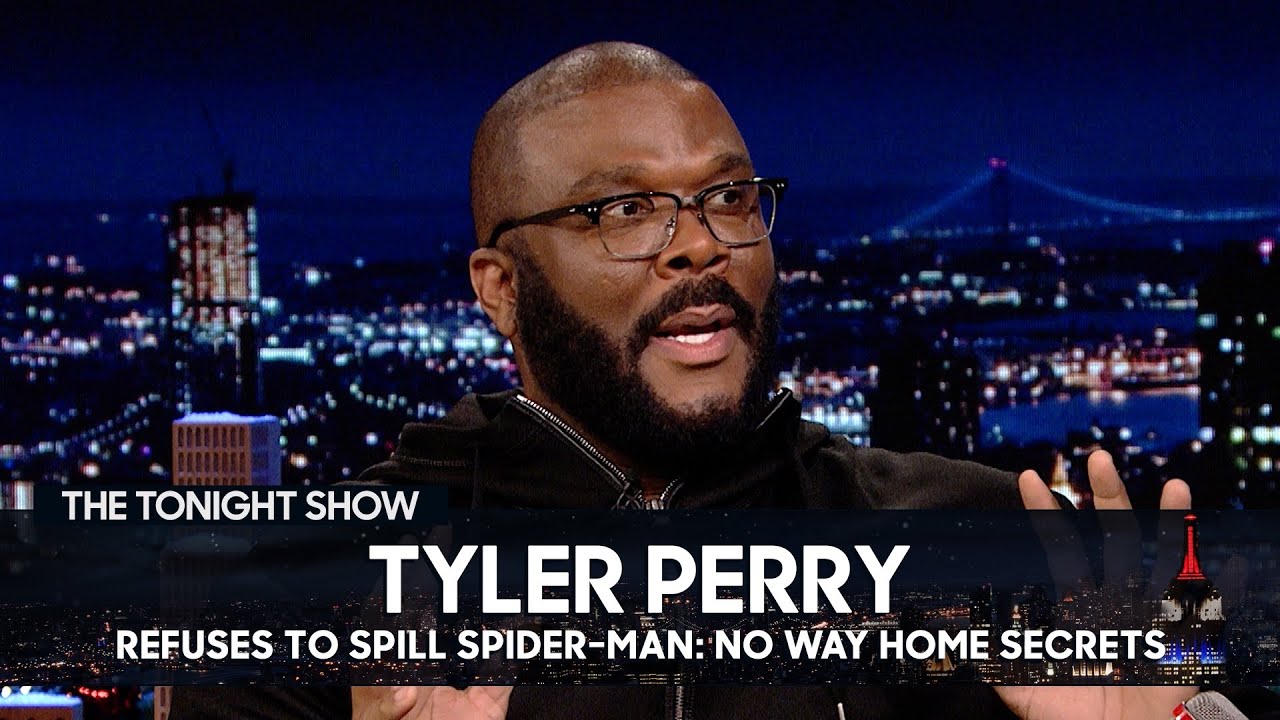 Tyler Perry Refuses to Spill Spider-Man: No Way Home Secrets | The Tonight Show