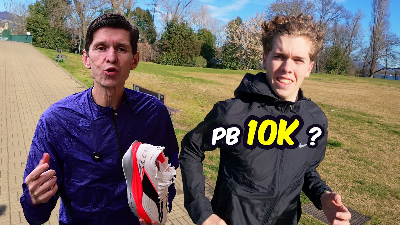 10 km Arona con Matteo: vento, lago e PB in arrivo? Gara raccontata + scarpe “capsula rossa”