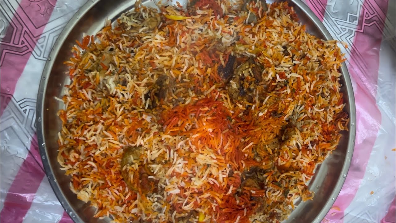 1st Aftari chicken biryani,onion potato pakori#viral #bryani #trending #cooking 