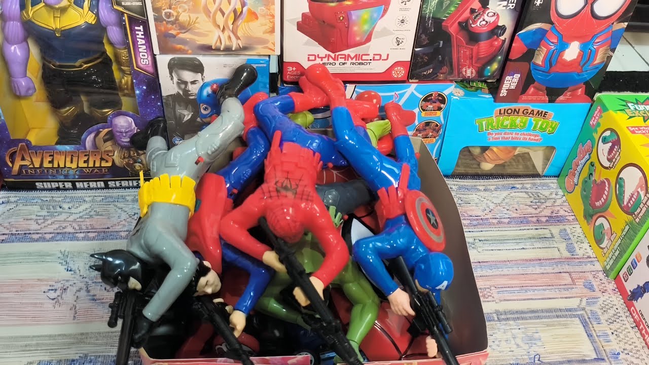 13:24 Minutes of Ultimate Spiderman ASMR - Most Satisfying Marvel Unboxing 🕷️🔊💎