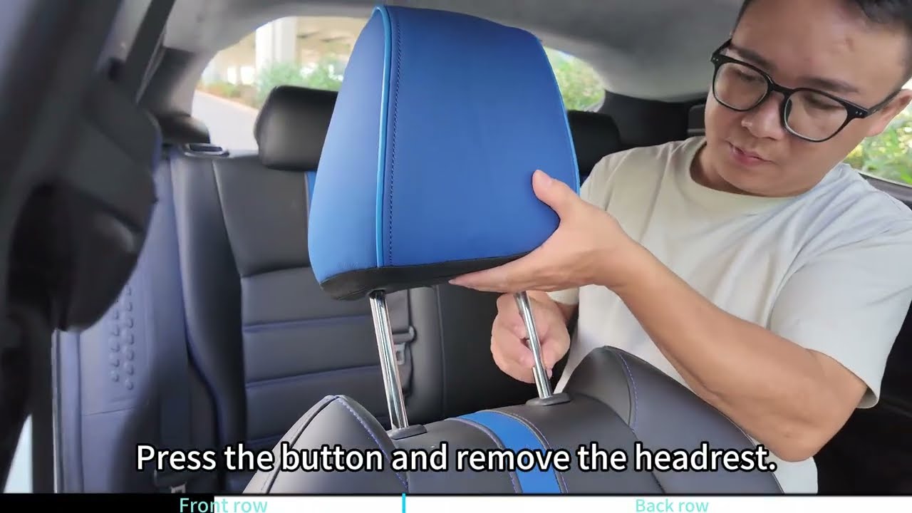 How to Install Toyota  C-HR Seat Covers (Compatible with 2017-2024 Models)-CustomCover