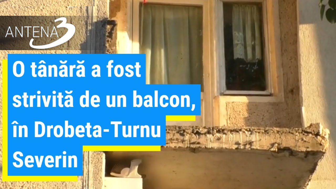 O tânără a fost strivită de un balcon, în Drobeta-Turnu Severin