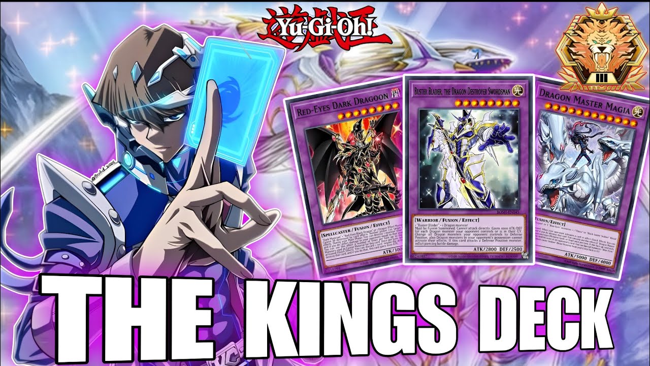 The Kings Deck!🔥Blue Eyes x Buster Blader x Magia is INSANE | Yu-Gi-Oh! Master Duel