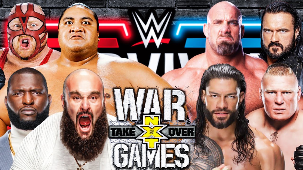 WWE WAR GAMES : Team Braun vs. Team Roman !