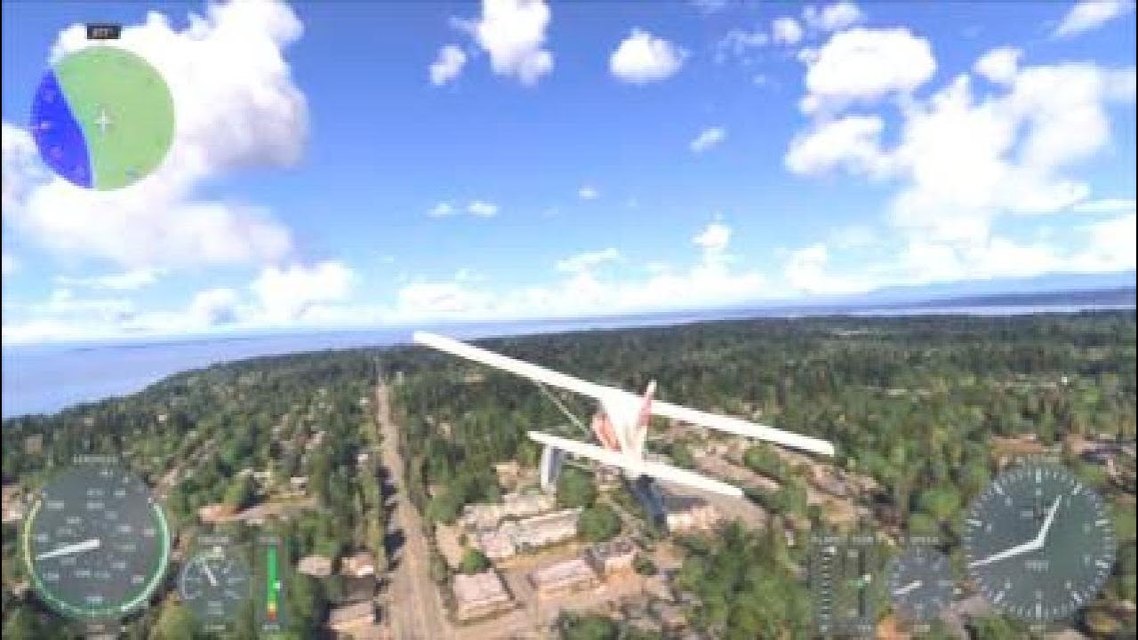 Flight Sim - Westcoast Flyover