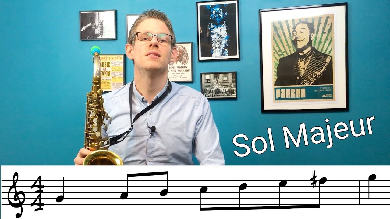 La gamme de Sol majeur au saxophone