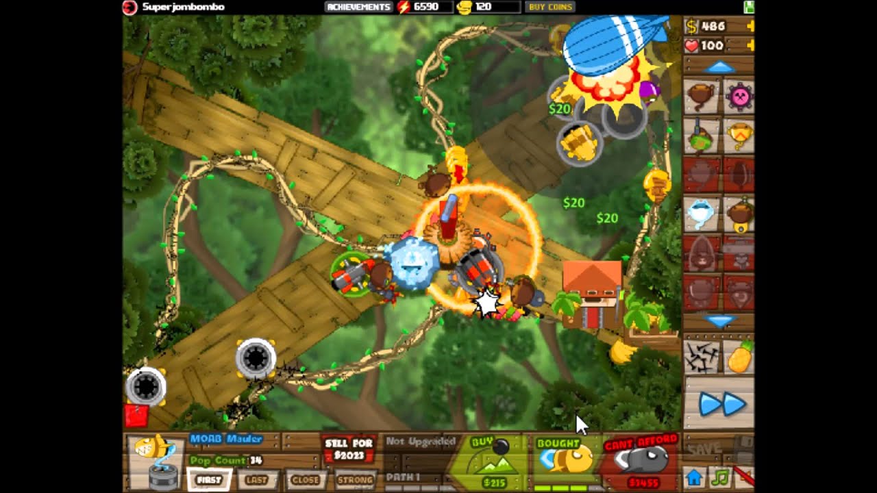 BTD5- Tree Tops - Hard - NLL - NAPS