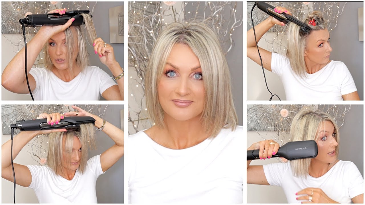 How To Get Straight, Sleek Hair (Fine, Short Hair) With The Ghd Duet 2-in-1 Hair Styler!