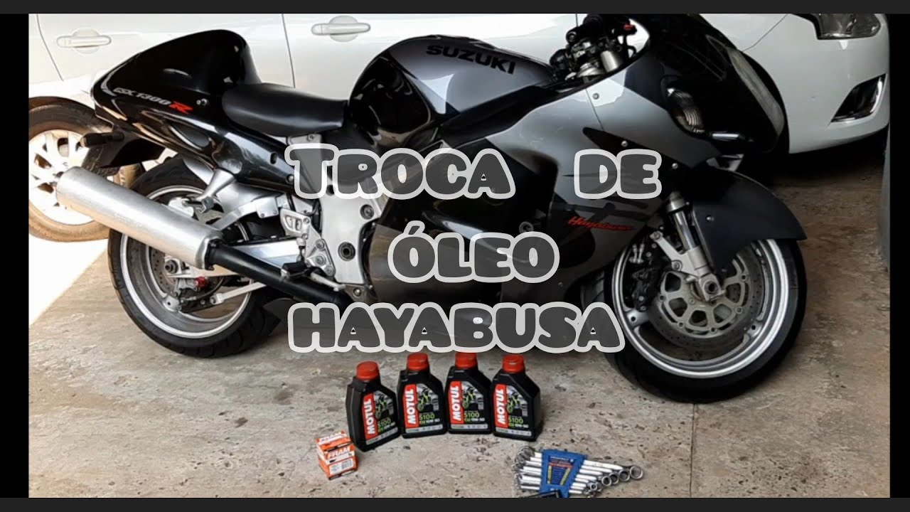 🔥HAYABUSA TROCA DE ÓLEO E FILTRO.