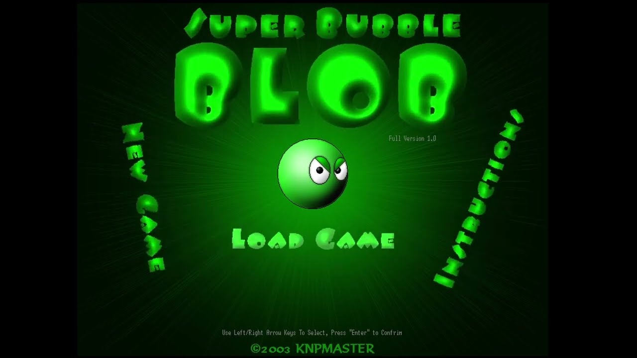 Super Bubble Blob shortplay [Old klik game]