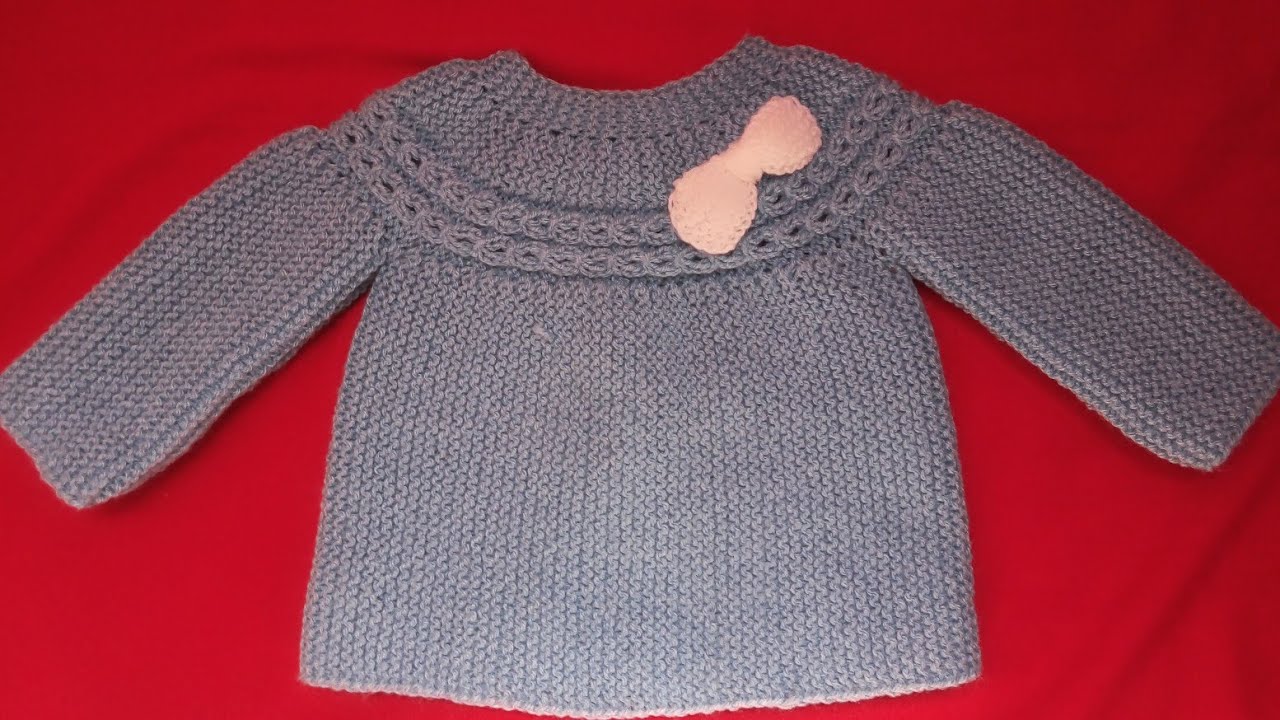 Tuto brassière, veste, gilet de bébé aux rangs raccourcis,  /jersey par bébé 0-3 mois, 01/3