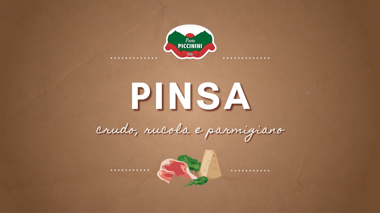 Pinsa crudo, rucola e parmiggiano