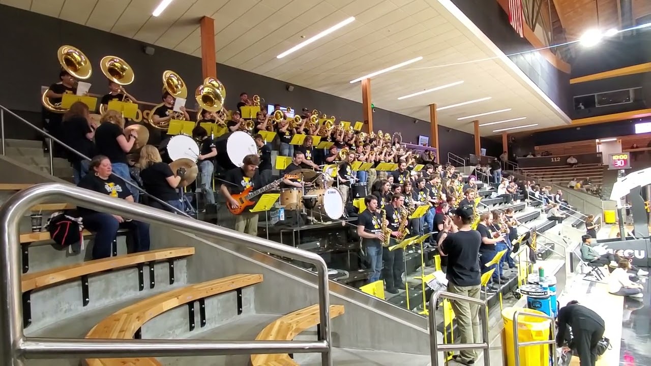 Idaho Vandals Pep Band playing Imperial March on Stars Wars night 2/19/26.