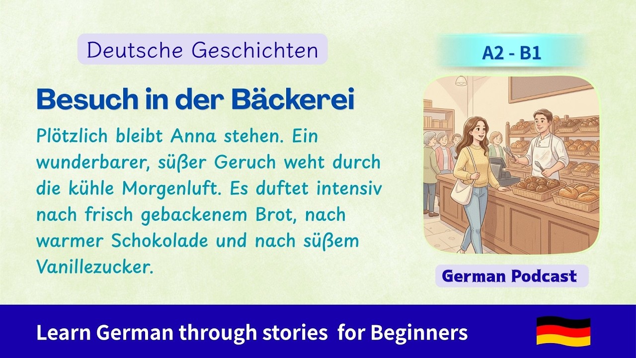 Besuch in der B&auml;ckerei | Deutsch h&ouml;ren: Geschichten f&uuml;r A2 bis B1