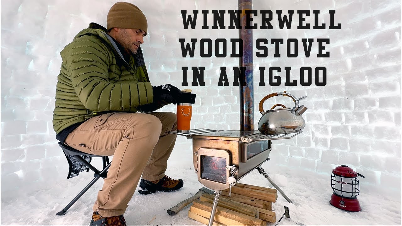 Winnerwell Wood Stove In an Igloo