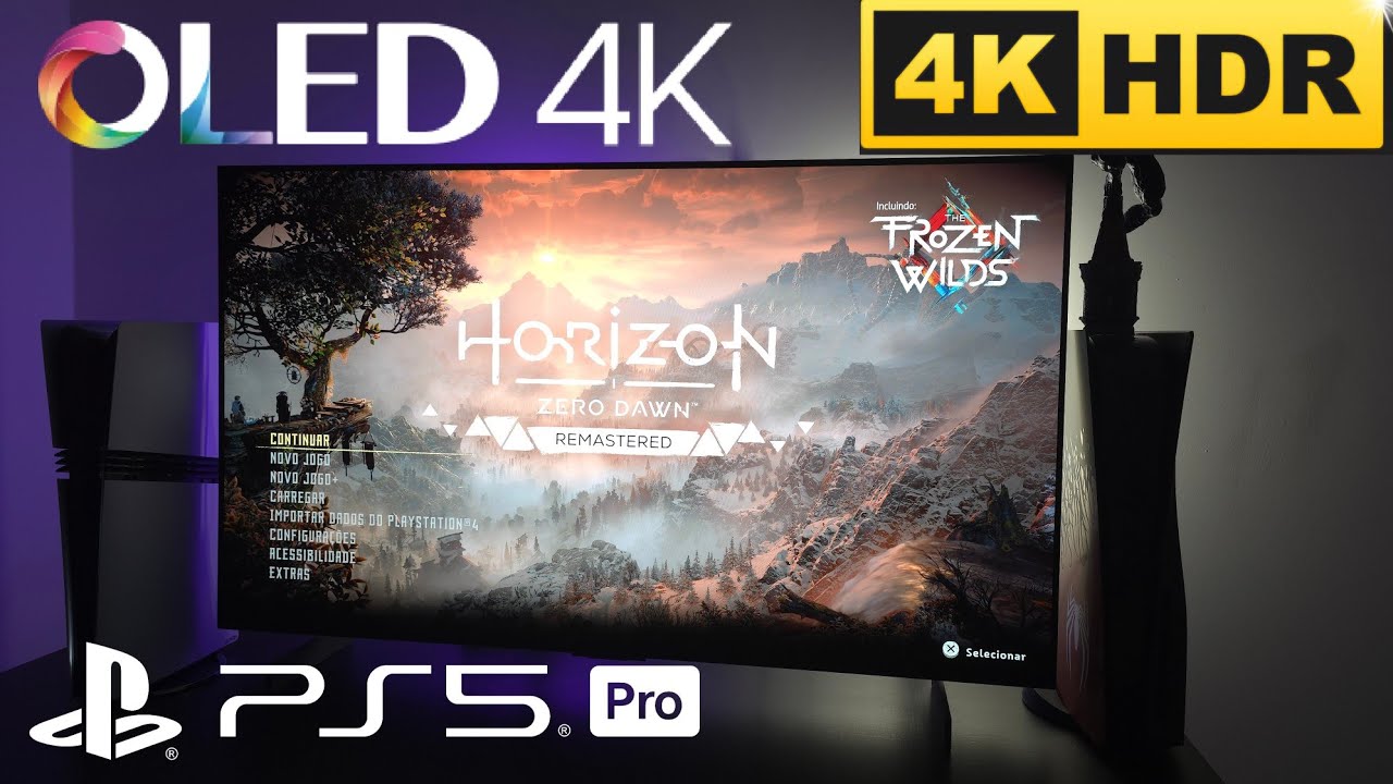 PS5 PRO & OLED HORIZON ZERO DAWN REMASTERED 4K 120FPS HDR ULTRA GRÁFICOS 