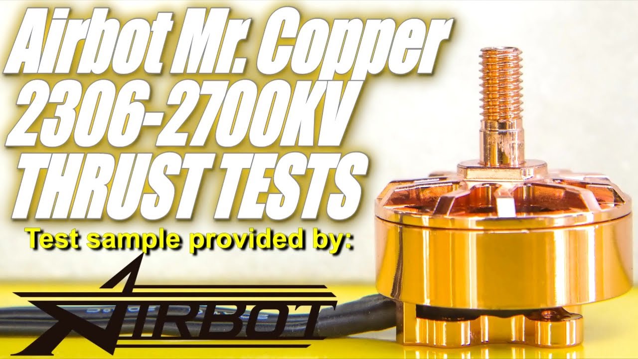 Тесты и обзор тяги Airbot Mr. Copper 2306-2700KV